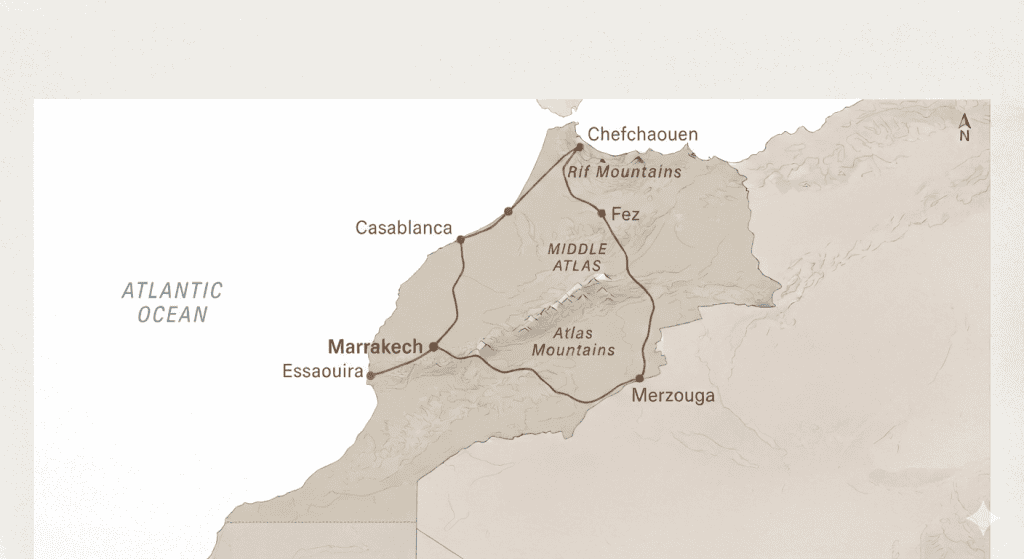 ruta 12 días Marruecos