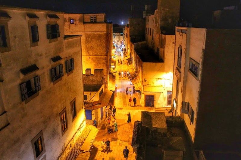 essaouira de noche