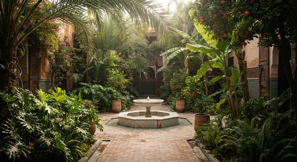 jardin interior marrakech