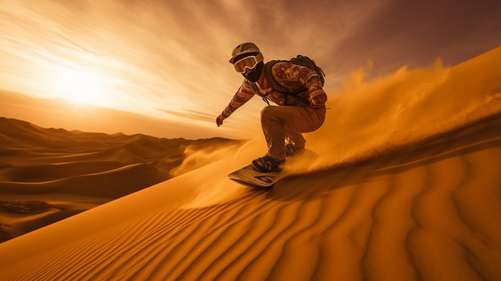 Sandboarding en Marruecos